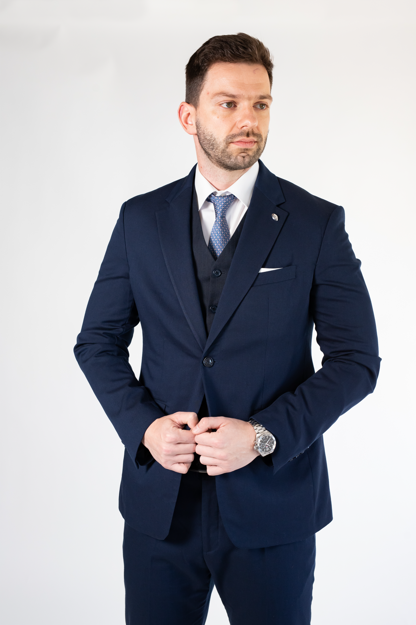 Traje Azul Navy ZR | Arriendo