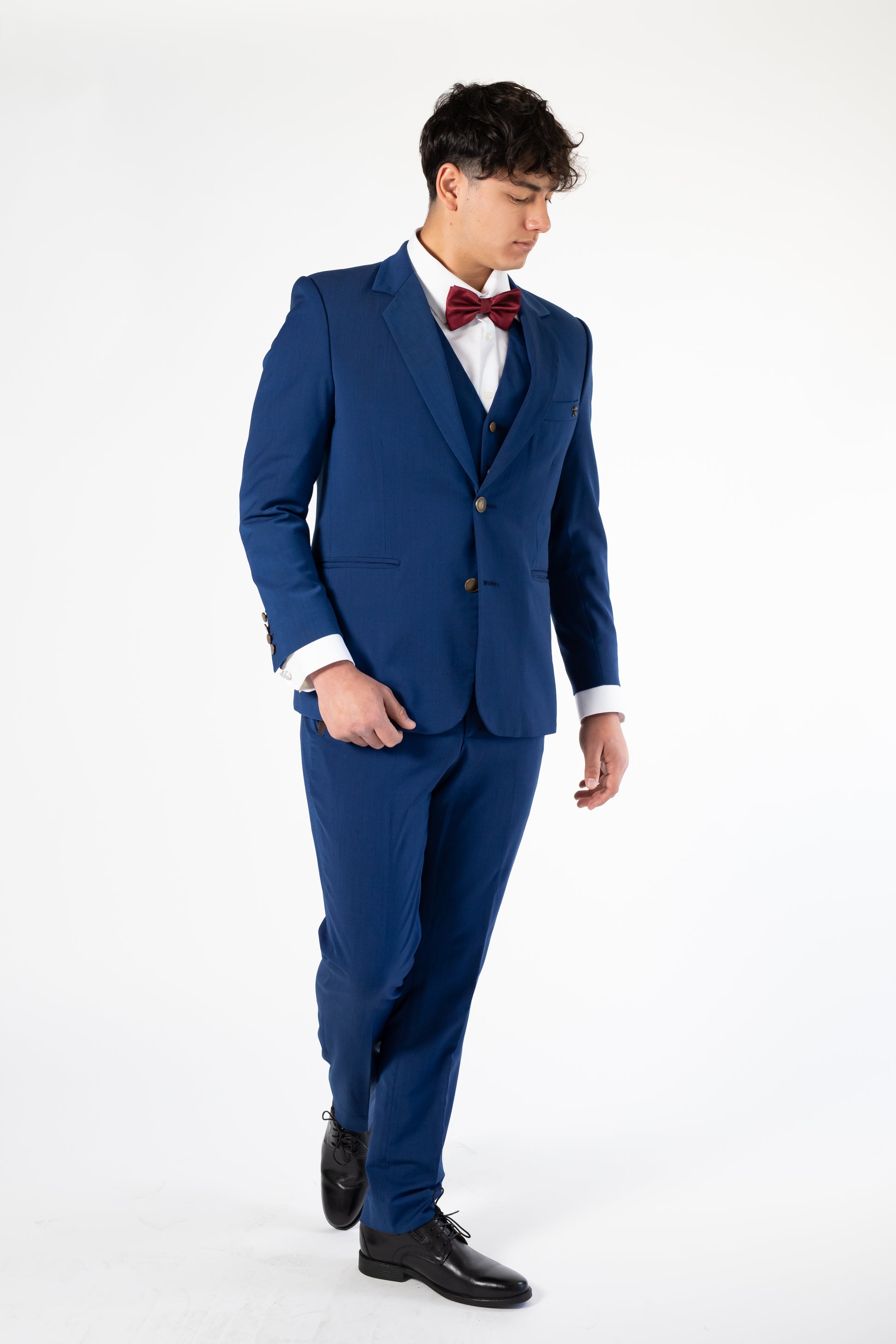 Zapatos Marrones Traje Zapatos Ternos Azul Marino ✨ Deslumbra Con